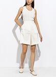 Къс панталон с лен Weekend Max Mara Ecuba