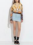 DIAGONAL MINI SKIRT