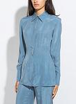 CHAIN BUTTON WAISTED SHIRT