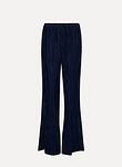 fluid ribbed velvet flared pants