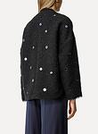 soft boucl' blouson with little mirrors