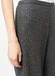 flat front pinstriped flannel pants
