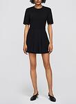 TYRA S/S WRAP MINI DRESS