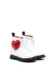 HEART LOGO ANKLE BOOTS