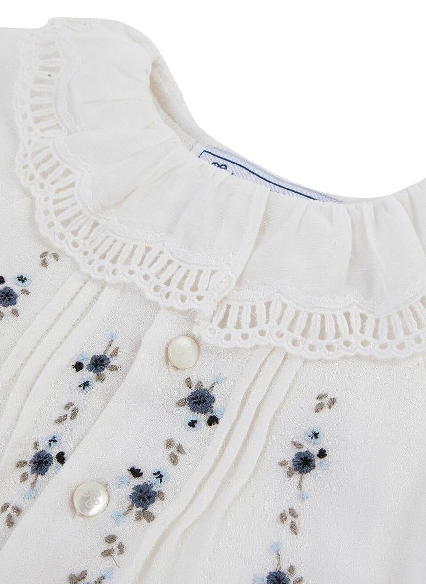 Блуза с флорална бродерия Tartine et Chocolat