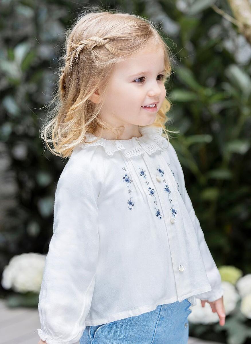 Блуза с флорална бродерия Tartine et Chocolat