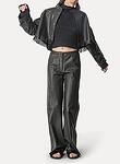 leather palazzo pants