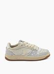 EJ EGG ROCKET - LOW SNEAKER COW SUEDE/CALF LEATH WHITE/OFF WHITE