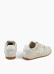 EJ EGG ROCKET - LOW SNEAKER COW SUEDE/CALF LEATH WHITE/OFF WHITE