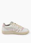 EJ EGG ROCKET - LOW SNEAKER CRACK LEATHER/CALF L WHITE/PINK