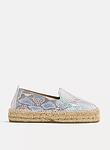 printed slip on espadrillas