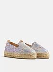 printed slip on espadrillas