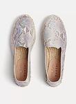 printed slip on espadrillas