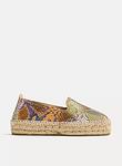 printed slip on espadrillas