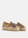 printed slip on espadrillas