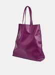 maxi nappa leather shopping bag