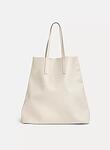 maxi nappa leather shopping bag