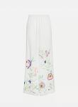 heaven embroidery viscose crepe pants