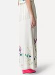 heaven embroidery viscose crepe pants