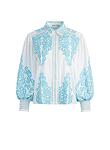 LORYN EMBR BTN DWN BLOUSE