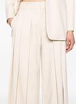 SIMON HR WIDE LEG PLTD TROUSER