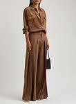 SIMON HR WIDE LEG PLTD TROUSER