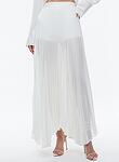 KATZ SNBRST PLT MAXI SKIRT W HOT PANT