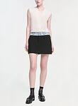 RILEE DOUBLE WAISTBAND COMBO MINI SKIRT