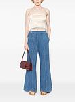 calvary cotton denim palazzo pants