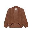 boucle chamois tape cardigan