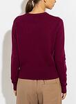 cashmere wool gauze roundneck sweater