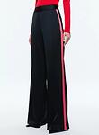 DYLAN HR WIDE LEG PANT W RACING STRIPE DETAIL