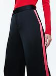 DYLAN HR WIDE LEG PANT W RACING STRIPE DETAIL