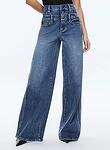 HR DBL WAISTBAND COOL JEAN