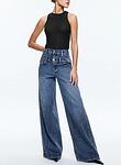 HR DBL WAISTBAND COOL JEAN