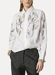 crystal rose cotton poplin shirt