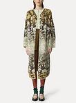 bloom mist  mohair alpaca jacquard coat