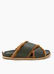 nappa lether crossed sandals