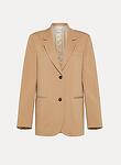 viscose wool chic twill jacket