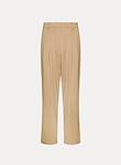 viscose wool twill pinces pants