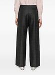 jewel side band wool herringbone pants