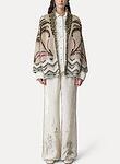 the sacred forest  jacquard cardigan