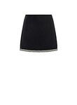 RILEY EMBELL CLEAN WAIST ALINE SKIRT