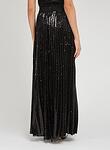 IVEY SEQUIN SNBRST PLT MAXI SKIRT W SLIT