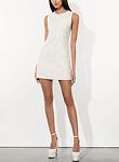 COLEY EMBELL SLIM FIT MINI DRESS