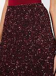 MAEVE SEQUIN KICK FLARE SLIP SKIRT