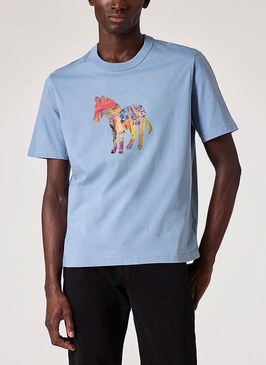 Тишърт с принт 'Zebra' PS Paul Smith