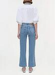 AMELIA HIGH RISE PEARL EMBELLISHED DENIM