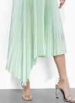 JENARA ASYMM PLT MIDI SKIRT