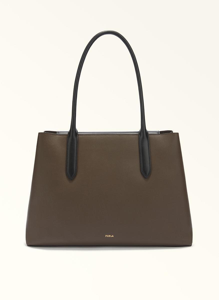 Чанта Furla Meridiana Mogano Nero Brown